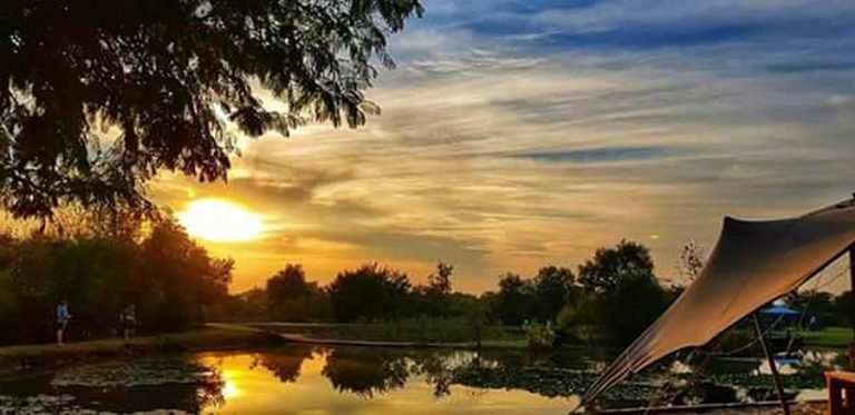 Buffelsdrift Trail Park 1 panorama sunset 900pixels 768x373